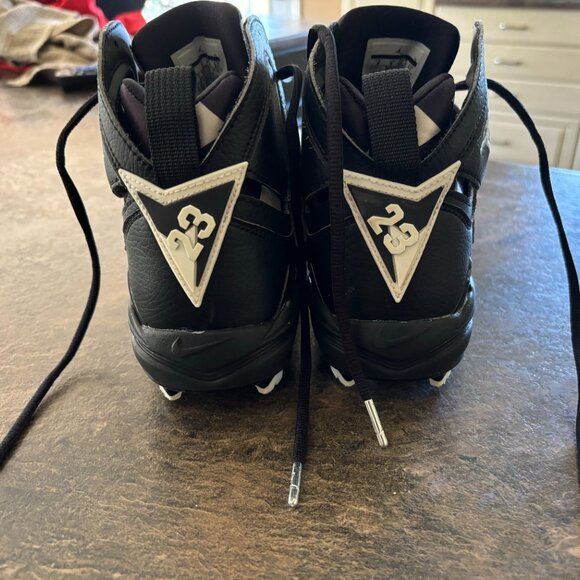 Nike Air Jordan Retro VII Oreo MCVS Baseball Softball Cleats - Picture 4 of 7